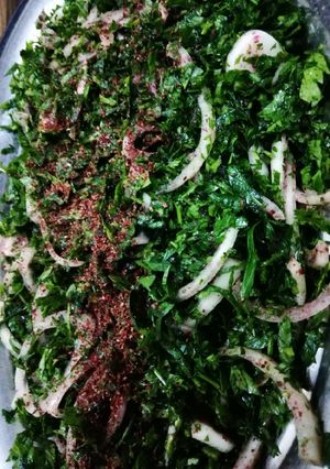 A picture of Beiwaz Salad for Grilled Kebab 😋.