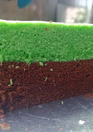 Foto resep Bolu Kukus Pandan Coklat
