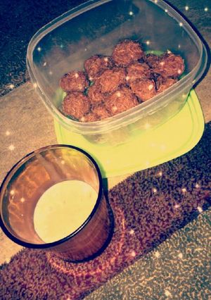 صورة لوصفة كرات الشعيريه مع صوص اللوتس