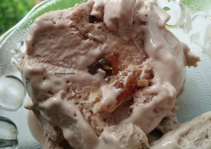 Ternyata ini lho! Cara termudah buat 44. Es Krim Coklat Kurma dijamin nagih banget