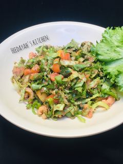 Kwadon salad ainihin hoton girkin