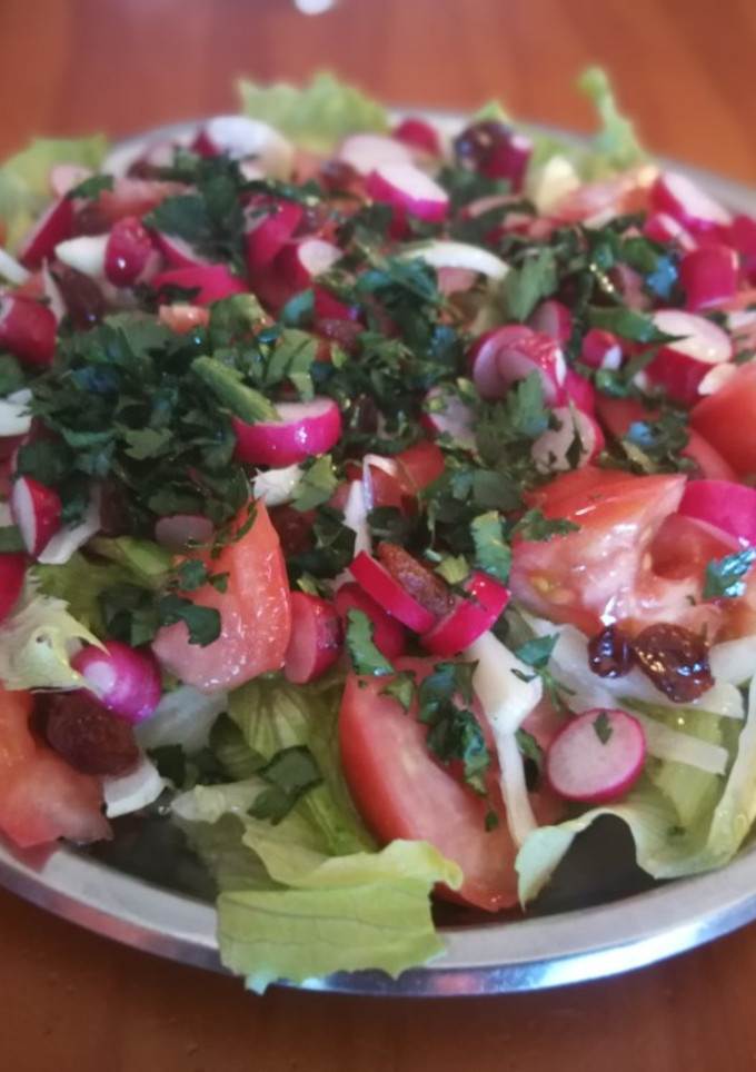 Una foto de Ensalada variada bio de la huerta
