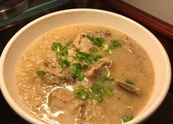 Ultimate Cooking Recipe My Mothers Favorite Breakfast Cho SnPork Rib Porridge Delicious Simple