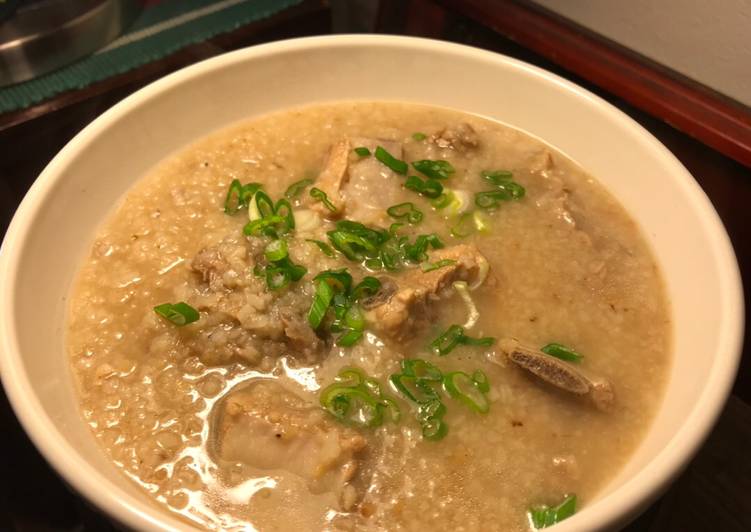 Recipe: Delicious My Mother’s Favorite Breakfast: Cháo Sườn(Pork Rib
Porridge)