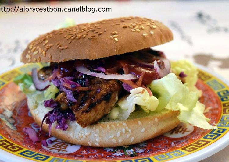 Recette: Burger d&#39;inspiration Japonaise