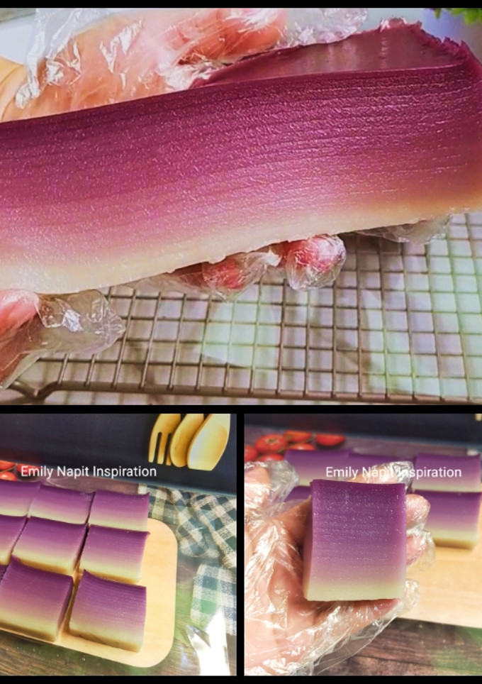 Foto resep Kue lapis ombre-kue lapis kekinian-lapis pepe