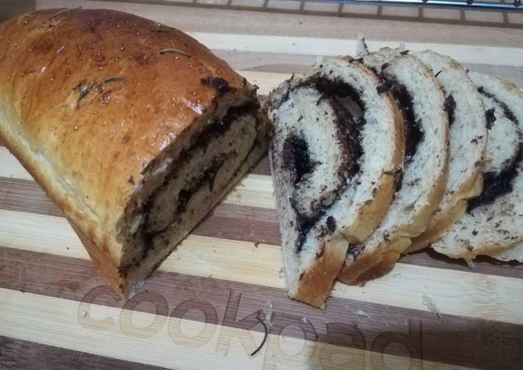 Steps to Prepare Ultimate Poppy seed bread with chocolate ganache filling