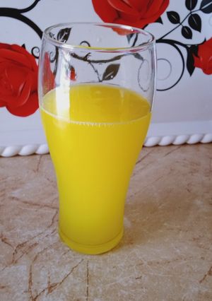 صورة لوصفة عصير البرتقال والليمون المجمّد 🍊🍋🥂🍹