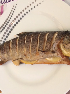 Sütőben sült pisztráng recept fotója