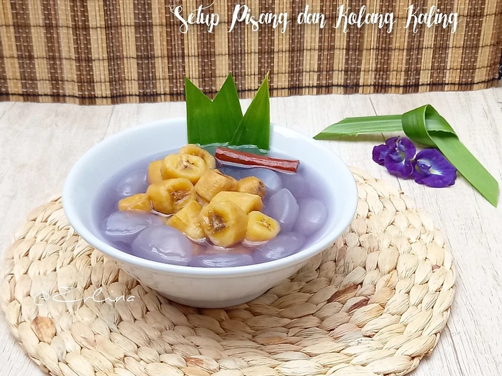Langkah Gampang Menyiapkan Resep Setup Pisang dan Kolang Kaling yang  Bikin Ketagihan Anti Ribet, Mantap Sekali