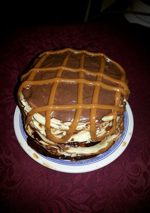 Una foto de Torta de panqueques