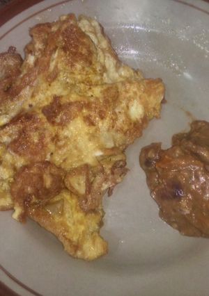 Foto resep Telur dadar sambal terasi