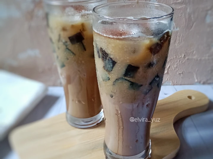 Cara Gampang Membikin Resep Es Cappucino Cincau yang Menggugah Selera Anti Ribet, Bisa Manjain Lidah