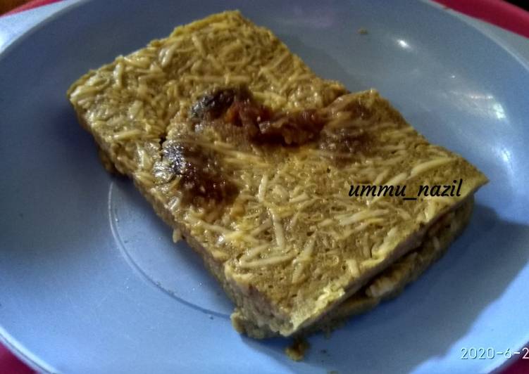 Kukus Pisang Kurma tabur keju MPASI 9m