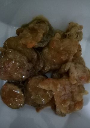 Foto resep Terong & Jamur Crispy Saus Pedas