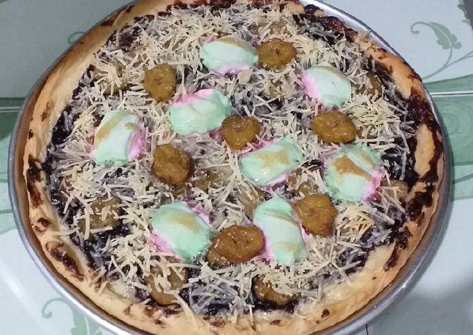 #38 PizSang Eggless (Pizza piSang🍌) 🍕