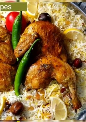 صورة لوصفة مندي الدجاج بطريق إحترافية