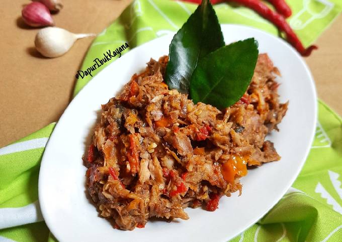 Resep Sambal Tongkol Suwir Oleh Dapur Ibuk Kayana Cookpad