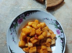 Une photo de Pommes de terre en sauce piquante 🌶