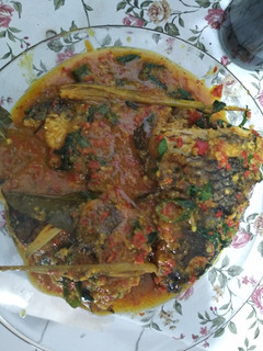 Foto resep Ikan mas bumbu kuning kemangi