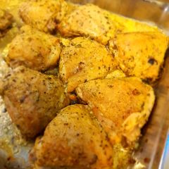 Creamy Lemon roasted chicken A picture of Creamy Lemon roasted chicken.