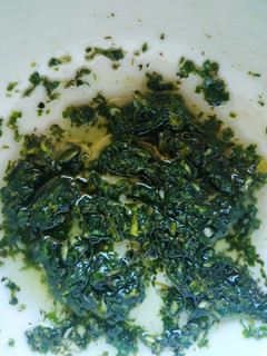 Una foto de Salsa pesto