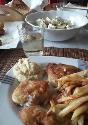 Φωτογραφία της συνταγής Μπακαλιάρος τηγανιτός με σκορδαλιά