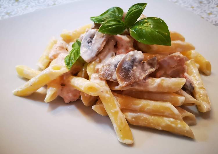 Come Cucinare Deliziosa Penne In Mousse Di Ricotta E Salmone Fresco Go Alimenti