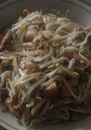 Foto resep Cumi asin+toge tumis pedas