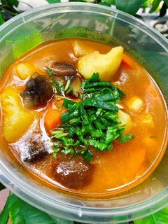 Hình của món Cari chay.