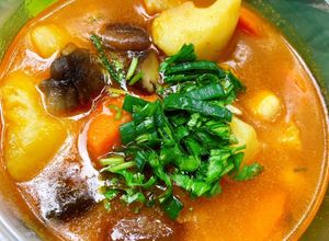 Hình của món Cari chay.