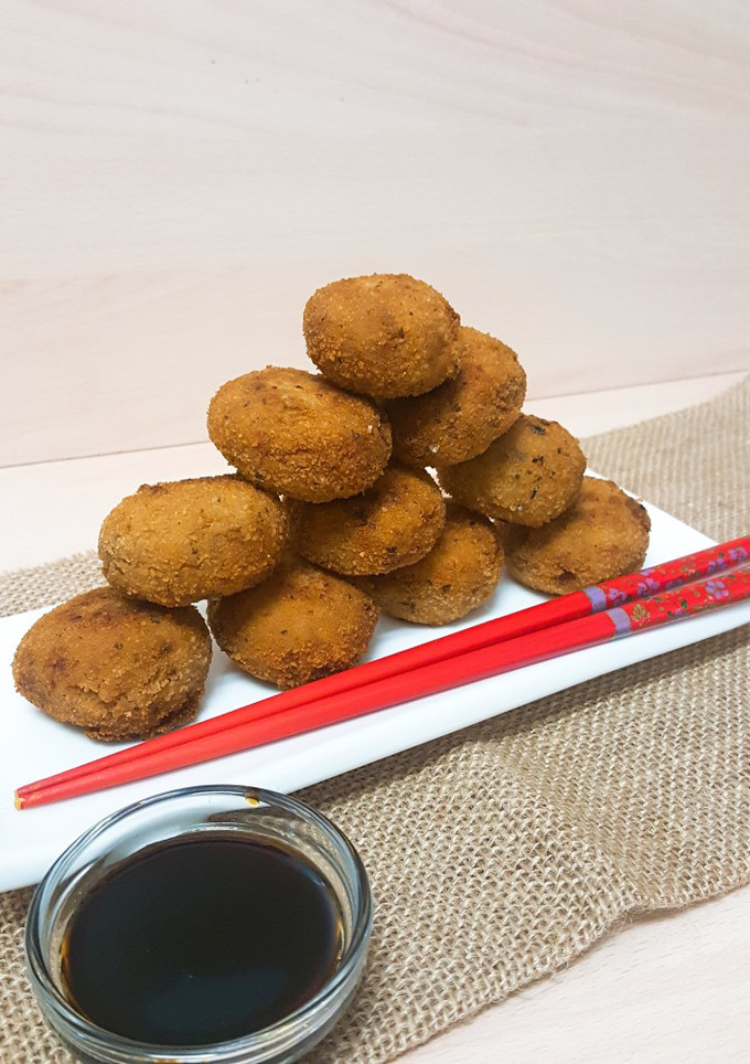 Una foto de Mini croquetas de tofu