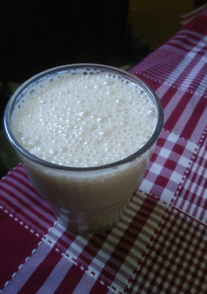 Una foto de Licuado de banana y dulce de leche superfresco!