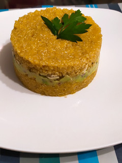 Una foto de Causa Rellena de Quinoa o Quinua