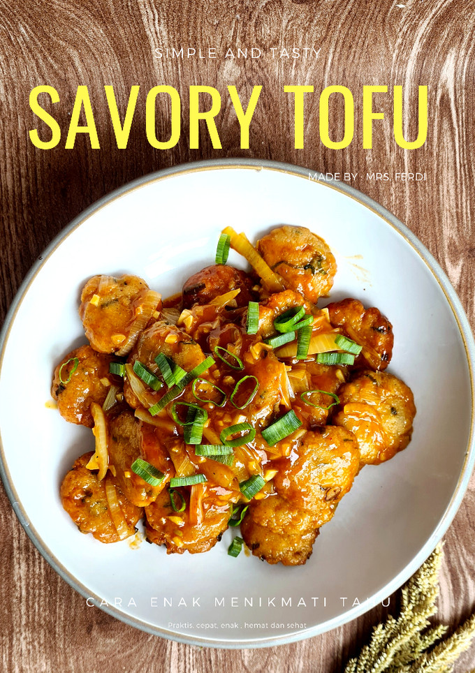 Foto resep Savory Tofu