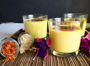 Foto de Leite creme de coco e açafrão
