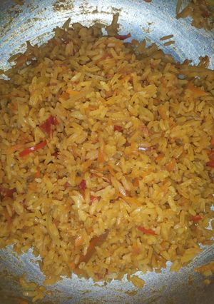 Una foto de Arroz con verduras