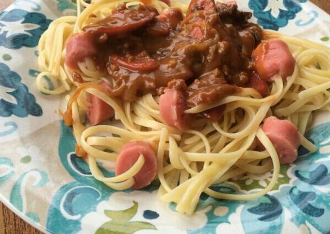 Resep Spaghetti Sosis Enak Oleh Dyah Kartika Cookpad