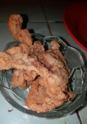 Foto resep 12. Kulit ayam goreng simpel