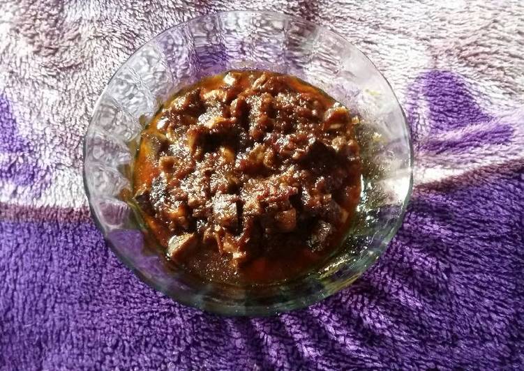 Resep Sambel hati terasi Anti Gagal