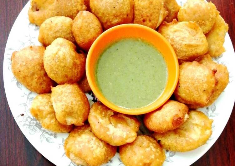 Easiest Way to Prepare Ultimate Instant Potato Fritters in new version (Surti bataka poori)