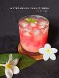 Watermelon Yakult Soda