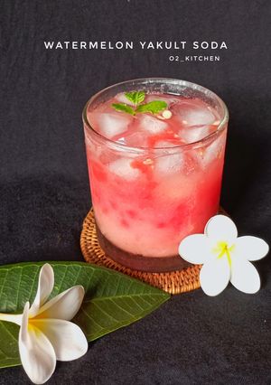 Foto resep Watermelon Yakult Soda