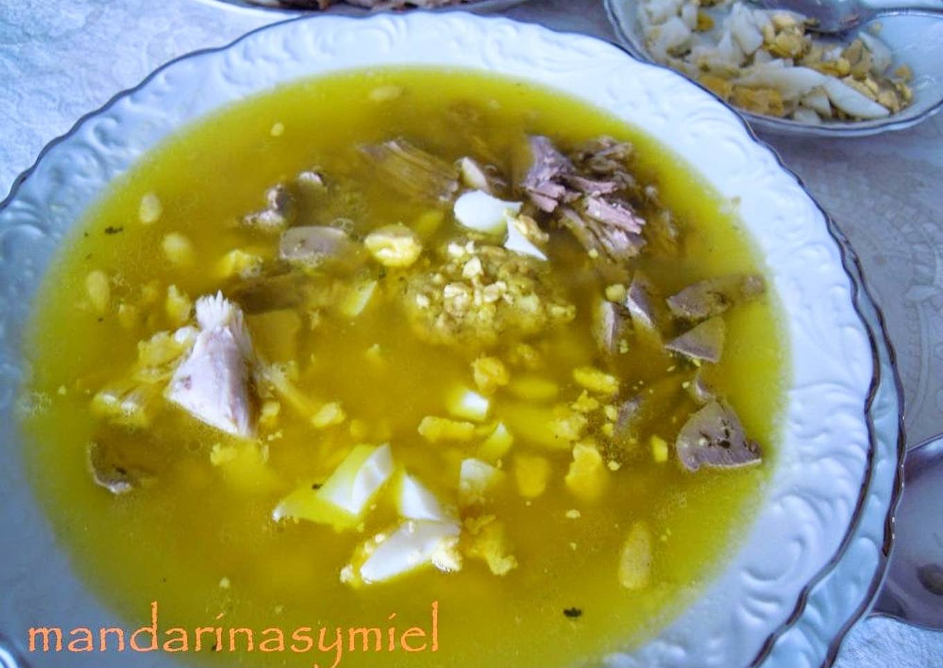 Sopa de menudillos