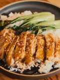 Chicken Teriyaki with Crispy Skin