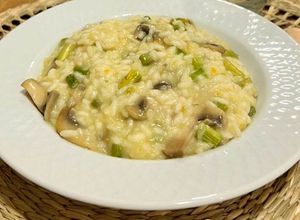 Foto de Risotto de Cogumelos e Espargos