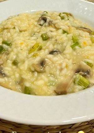 Foto de Risotto de Cogumelos e Espargos