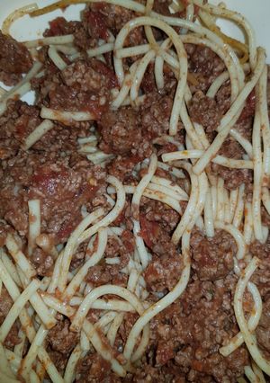 Une photo de Pâtes bolognaise