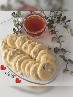 عکسی از دستور شیرینی کشمشی 😋