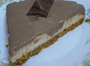 O poză a rețetei Cheesecake fără coacere cu kinder ✨.
